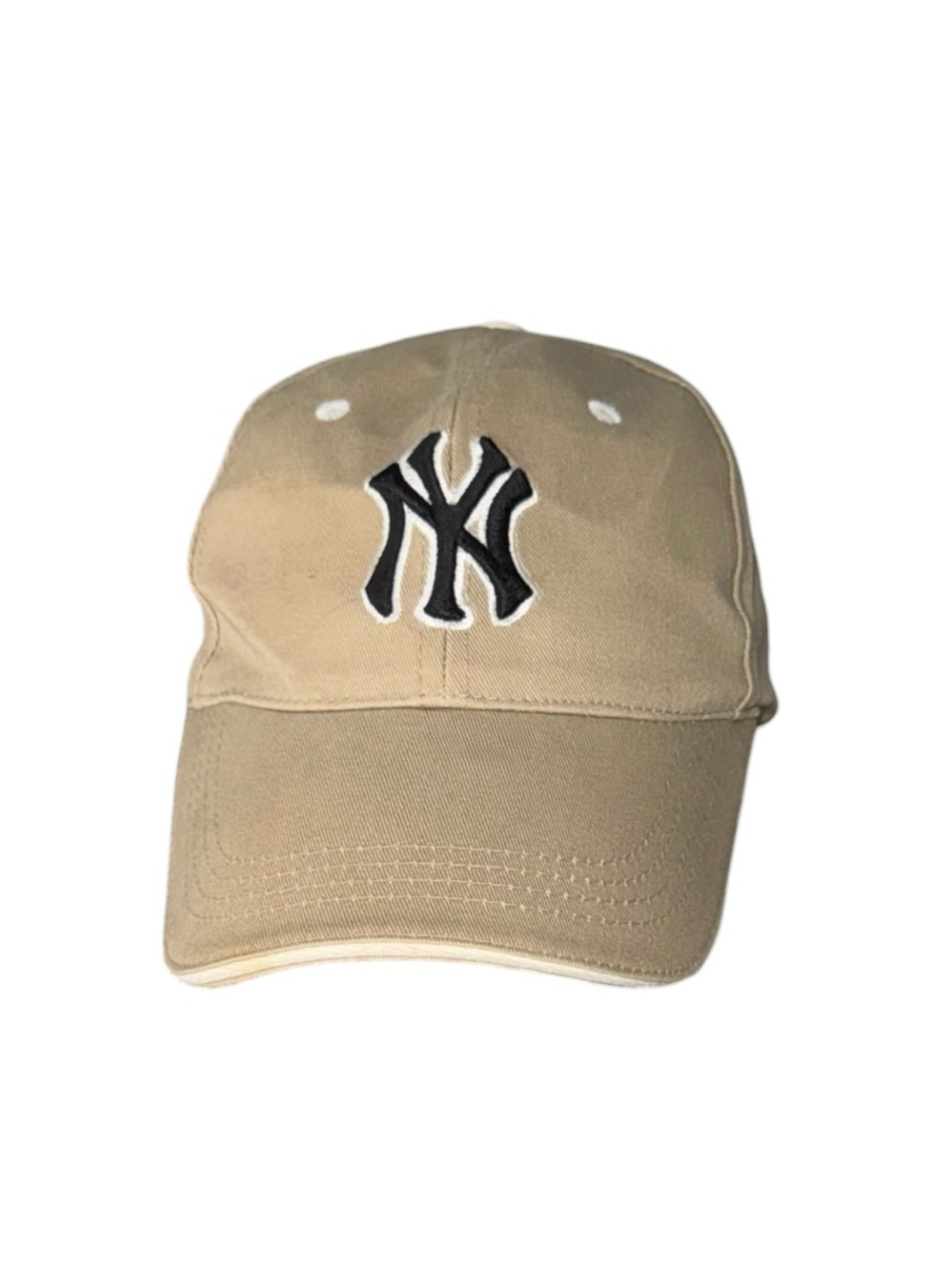 Beige Baseball Cap - Classic NY Logo